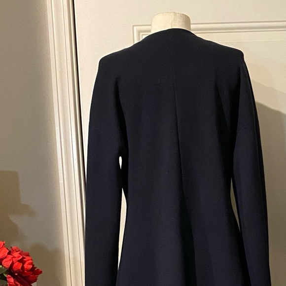 & Other Stories Navy Wrap Top - Picture 6 of 10